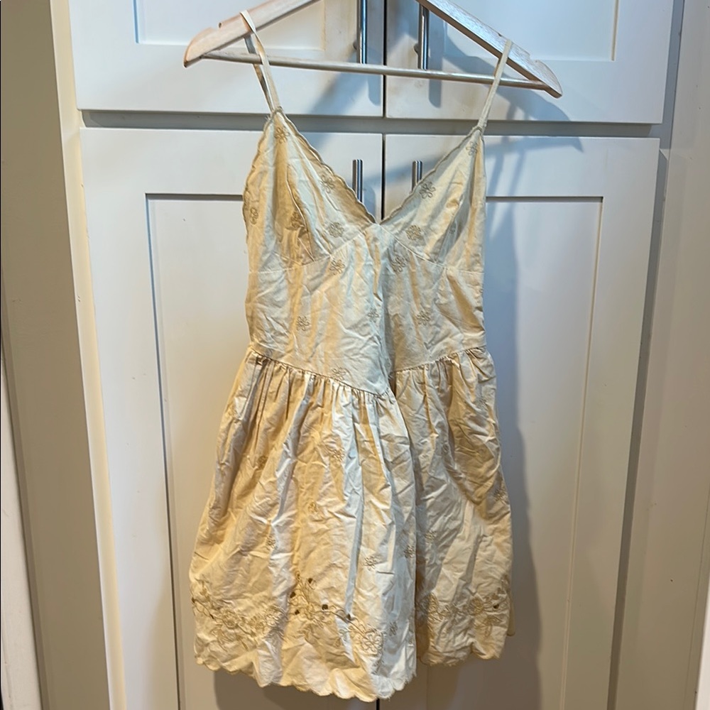 Zara Floral Embroidered Dress